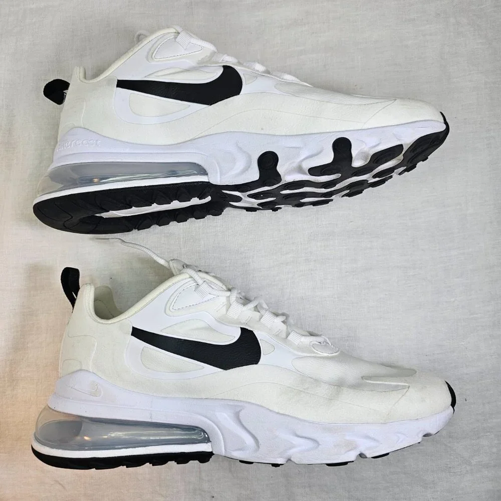 Nike Air Max 270 React Lightweight Sneaker US 10 CI3899-101 - Picture 2 of 10